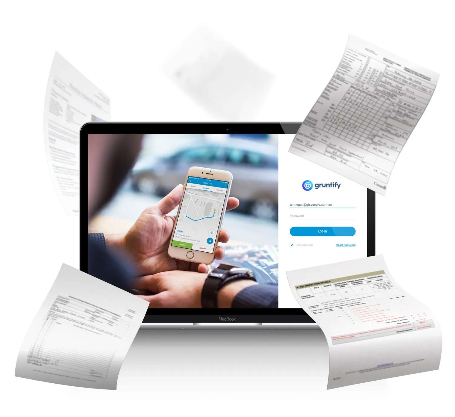 Forms, maps and media collected in one digital platform