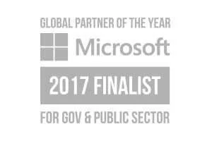 Microsoft Global Partner of the Year 2017 finalist — Government & Public Sector