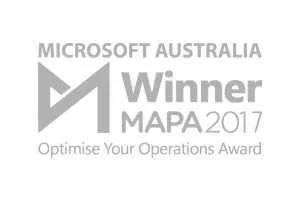 Microsoft Australia Partner Award 2017 winner — Optimise Your Operations